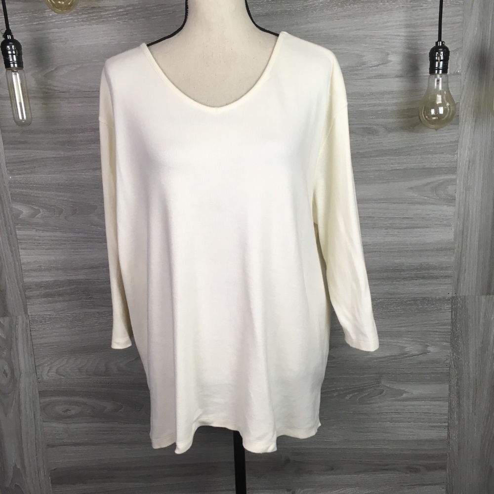 Liz Claiborne V neck Pullover Sweater Size 2X